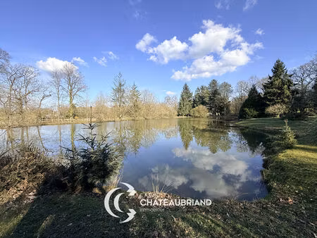 à vendre - étang avec hangar sur terrain de 11 386 m²