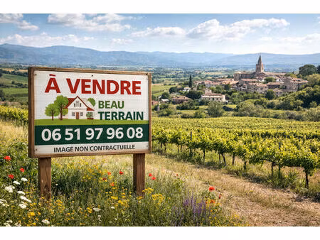 vente terrain 620 m² mouriès (13890)