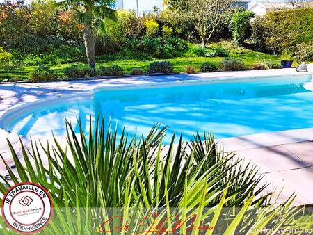 maison avec studio indépendant & garage - 4 chambres - 146m² - piscine - jardin arboré et 