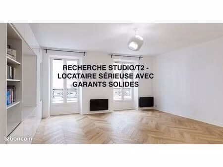 recherche logement urgent – personne sérieuse avec garants solides