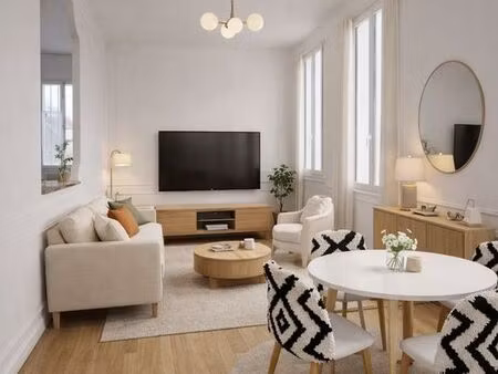 t2 meublé refait à neuf 53m² – balcon plein sud – calme – chamigny