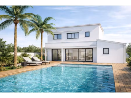 villa f4 avec piscine en cours de construction - ref 261952