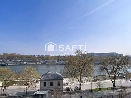 appartement t2 lumineux avec vue sur seine