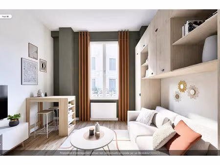 appartement paris 1 pièce(s) 22.13 m2