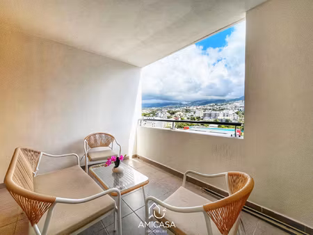 sainte clotilde - appartement t3 libre - dernier etage vue m