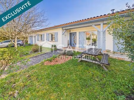 maison de plain-pied 4 chambres avec garage