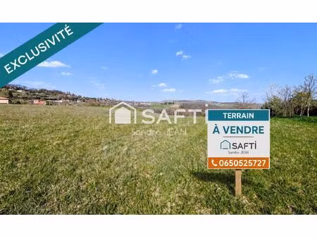 terrain plat constructible proche d'albi