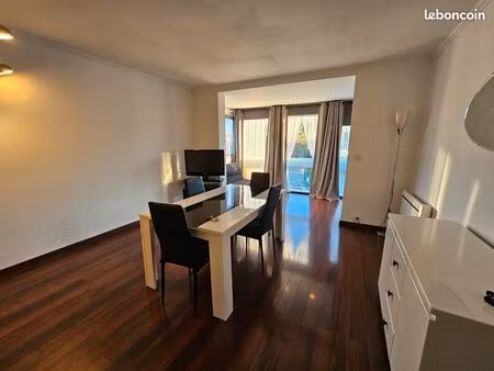 appartement grand t2 58m2 st raphaël valescure meublé + balcon + parking + cave