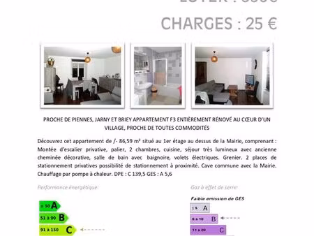 a louer  appartement f3