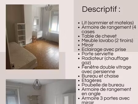 loos location chambre d' étudiant