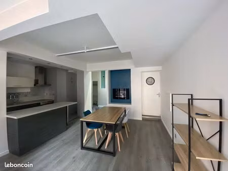 hypercentre t2 53m2 avec terrasse et cave