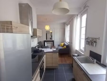 t2 meublé 55m² – rouen centre (hôtel de ville) – calme & lumineux