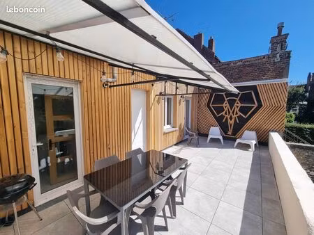 maison meublée avec extérieur – 6 pers – proche centre-ville