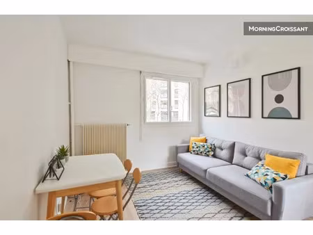 location meublée appartement 2 pièces 32 m² à boulogne-billancourt (92100)  1 467 €