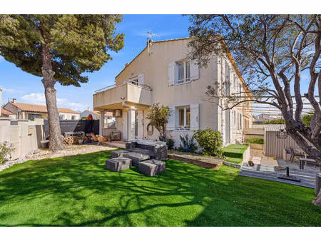 à vendre appartement t3 bas de villa avec jardin et vue mer - sausset les pins 13960