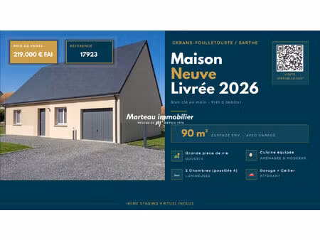 nouveaute - maison neuve livrée 2026