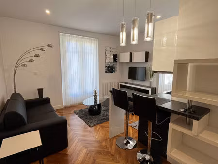 à louer - appartement 1 pièce de standing - bd paul d'ollone