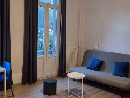 studio meublé 28m² rouen gare