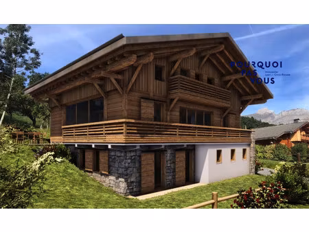 chalet clés en main face au mont-blanc