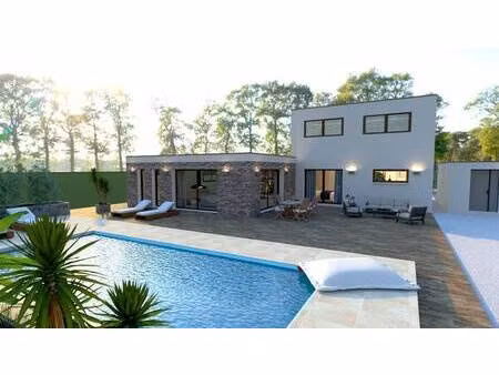 terrain avec maison neuve à vendre