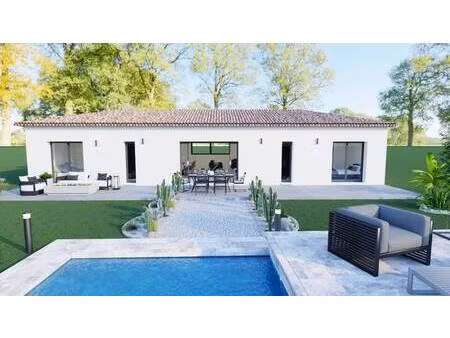 terrain avec maison neuve à vendre