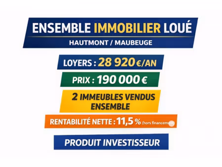 vente immeuble 180 m²