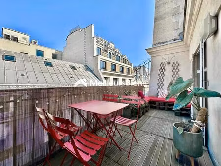 deux pièces baigné de lumière et terrasse de 10m2