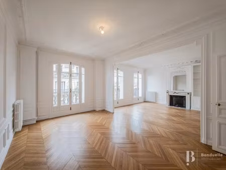 paris xvii - a louer vide - rue anatole de la forge - magnifique 5 pieces - 3 chambres au 