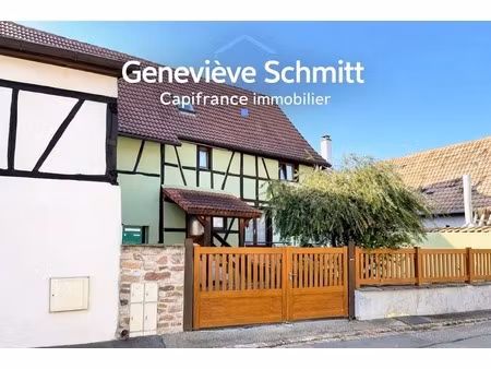 maison de charme 122 m² avec terrasse  cour et cave – sundhoffen (68)