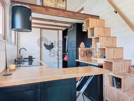 vivez autrement : tiny house sur parcelle constructible en éco-hameau