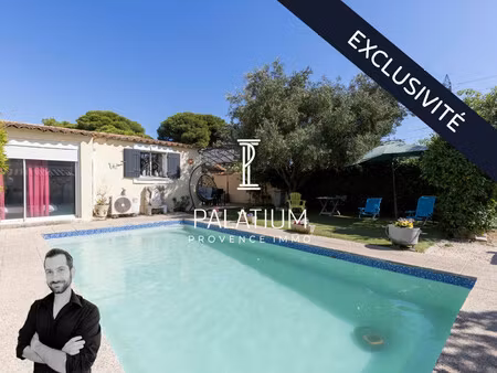 maison plain-pied avec piscine et jardin - potentiel unique ( t4