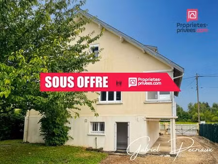 ensemble immobilier maison sur sous sol + grande dépendance