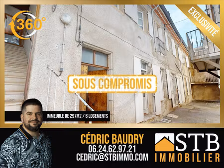 achat immeuble 297m² privas 07000