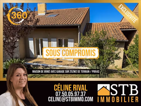 achat maison 5 pièces 89m² privas 07000