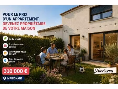 achat maison 3 pièces 70m² marignane 13700