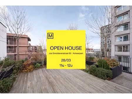 open house zat 28/3 - luxe appartement met dakterras