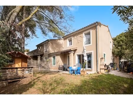 montpellier les grisettes - villa p5 - terrasse + jardin + garage 1 place de parking