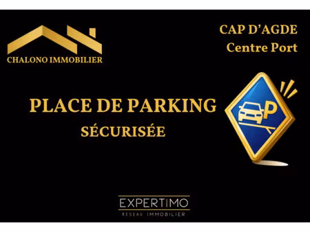 dept 34 - le cap d'agde  centre port. parking auto