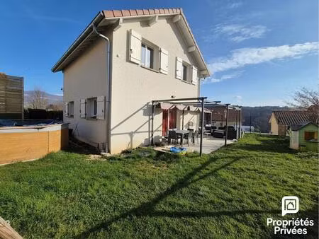 maison individuelle 127m2 - 4 chambres - 01200 leaz