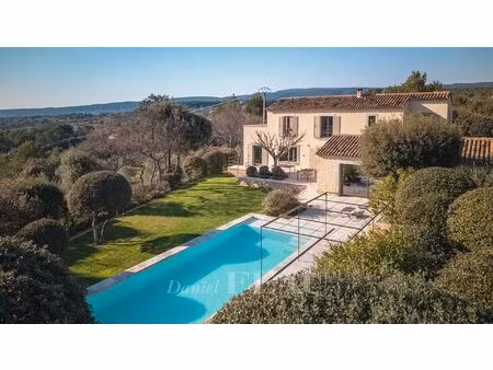 proche de gordes - maison contemporaine avec vue panoramique