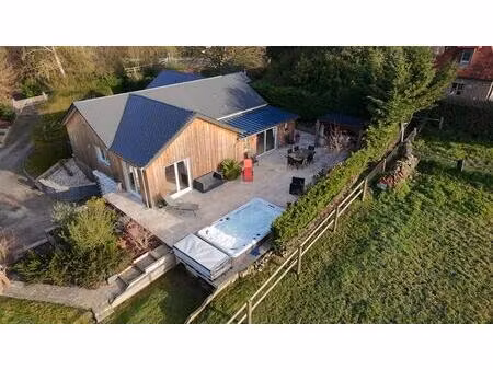 maison contemporaine en ossature bois rénovation récente & cadre privilégié