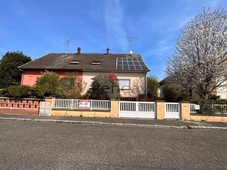 sausheim-maison familiale de 110 m² avec jardin - vente interactive