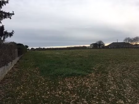 terrain à bâtir à haux (33550)