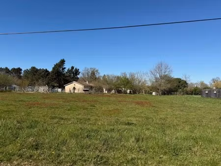 terrain à bâtir à cazats (33430)
