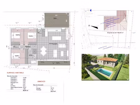 vente terrain 475 m² saint-geniès-de-comolas (30150)