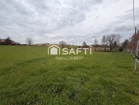 vente terrain 1230 m² la magdelaine-sur-tarn (31340)