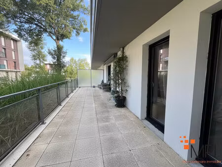 appartement sur l'hermitage 3 pièce(s) en rez-de-chaussée   63.99 m2