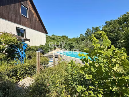 vue dégagée pour cette belle maison avec piscine à thise