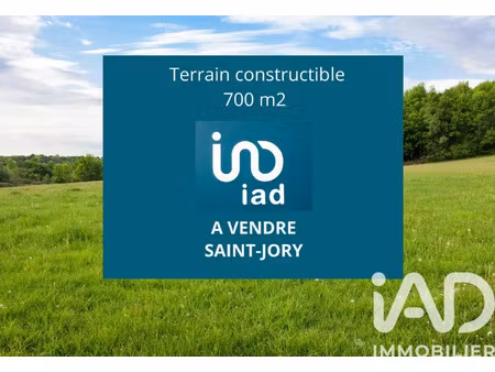 vente terrain à saint-jory (31790) : à vendre / 700m² saint-jory