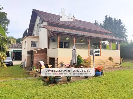 hesingue maison 135m2 + hanger terrain 14ares proche centre